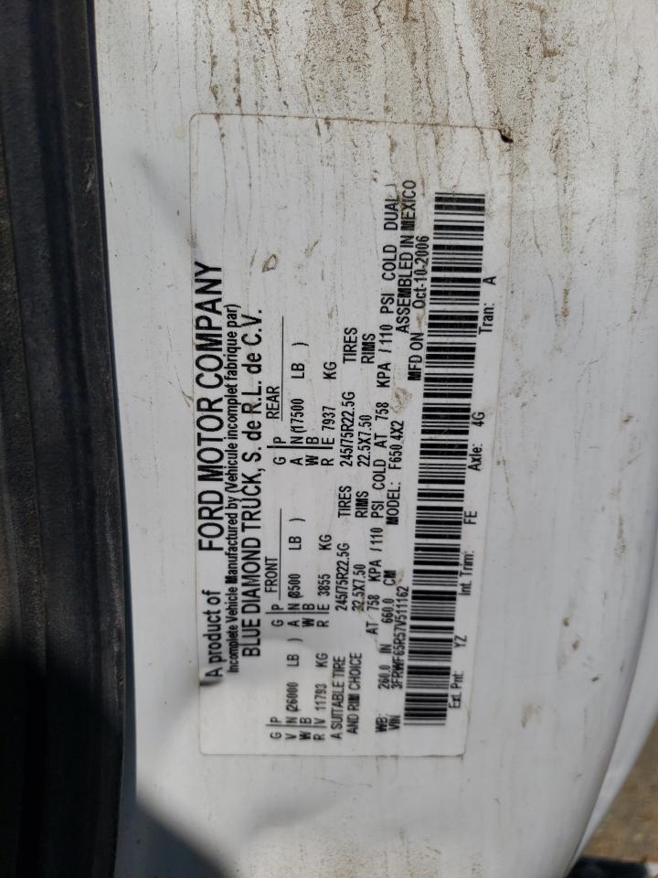 Lot #3239199144 2007 FORD F650 SUPER