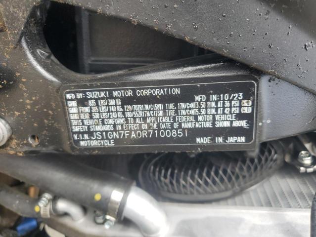 2024 SUZUKI GSX-R600 JS1GN7FA0R7100851