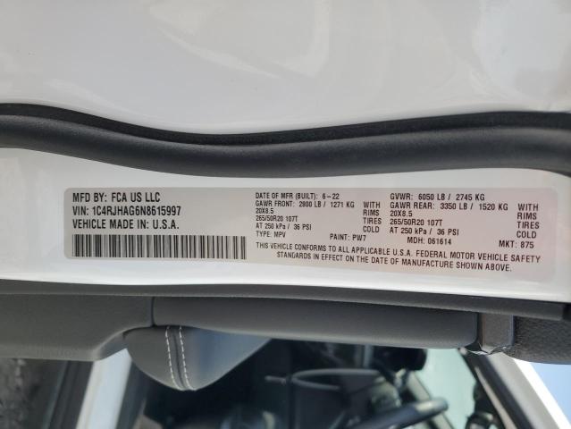 2022 JEEP GRAND CHER 1C4RJHAG6N8615997