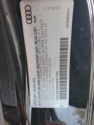 2017 AUDI A5 SPORT WAUD2AFR3HA001752