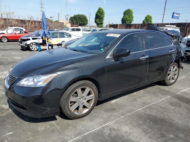LEXUS ES 350 2007 black  gas JTHBJ46G172082612 photo #1
