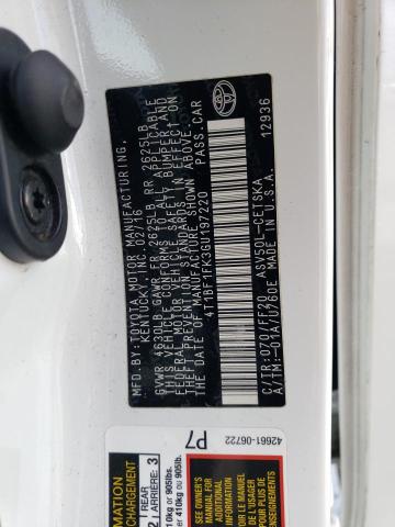 2016 TOYOTA CAMRY LE - 4T1BF1FK3GU197220