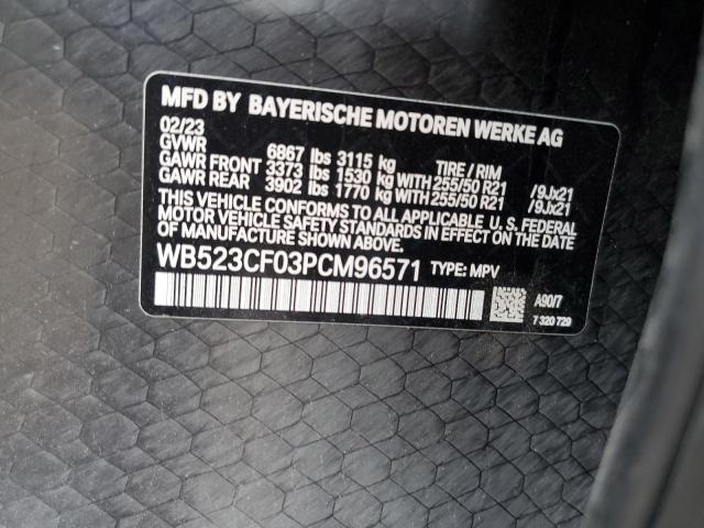 2023 BMW IX XDRIVE5 WB523CF03PCM96571