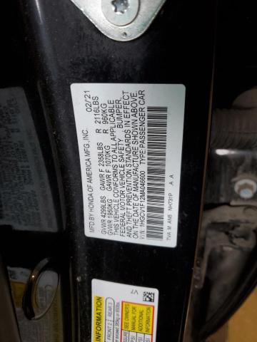 2021 HONDA 1100 VT 1HGCV1F12MA046600