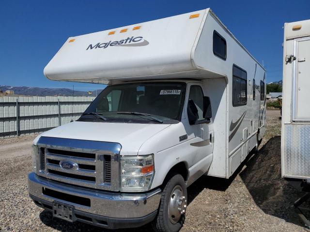 FORD ECONOLINE 2012 white cutaway gas 1FDXE4FS0CDA41057 photo #3