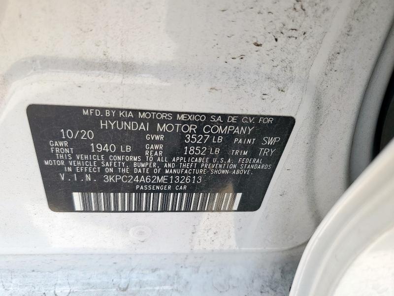 2021 HYUNDAI ACCENT SE - 3KPC24A62ME132613