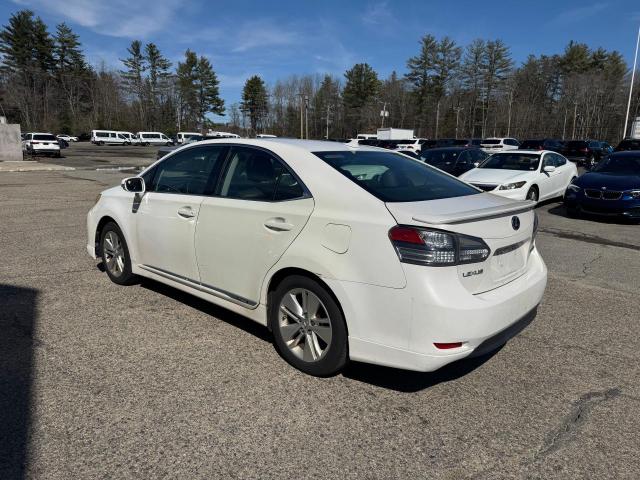 LEXUS HS 250H 2010 white sedan 4d hybrid engine JTHBB1BA5A2016598 photo #4