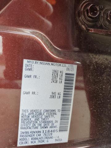 2024 NISSAN ALTIMA SV 1N4BL4DVXRN318405