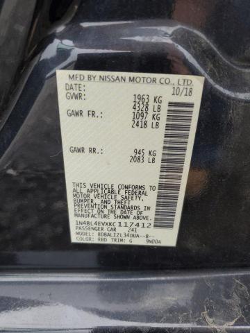 2019 NISSAN ALTIMA SL - 1N4BL4EVXKC117412