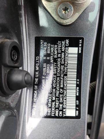 2018 HONDA CIVIC SPOR SHHFK7H47JU405326