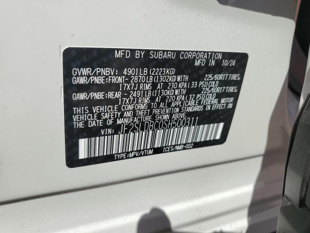 2025 SUBARU FORESTER P - JF2SLDBC0SH500311