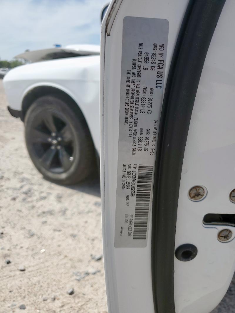 2018 DODGE CHALLENGER - 2C3CDZAG3JH322568