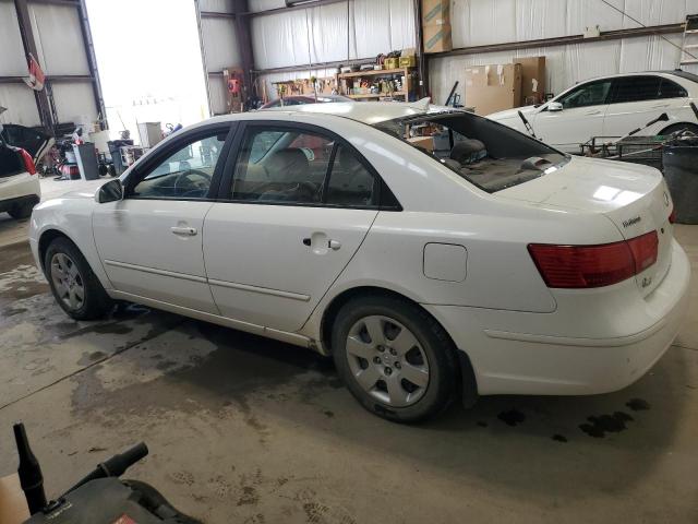 HYUNDAI SONATA GLS 2010 white  gas 5NPET4AC6AH616173 photo #3