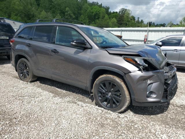Vin: 5tdjzrfh5ks980790, lot: 55558545, toyota highlander se 20194