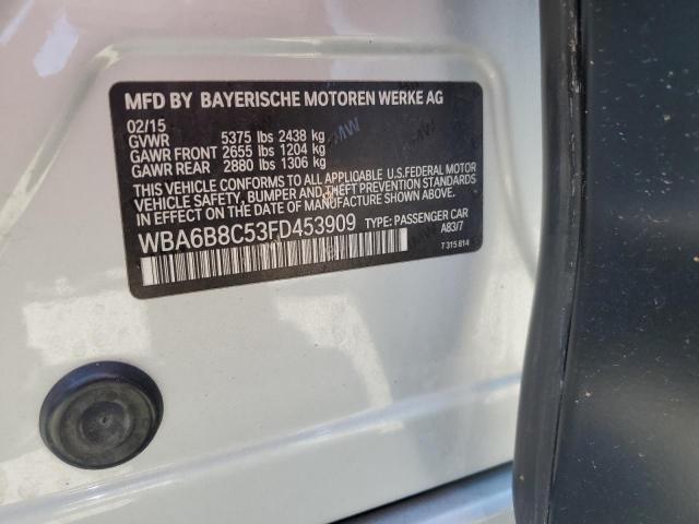 2015 BMW 640 XI GRA - WBA6B8C53FD453909