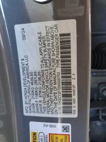 2025 HONDA ACCORD HYB 1HGCY2F70SA000763
