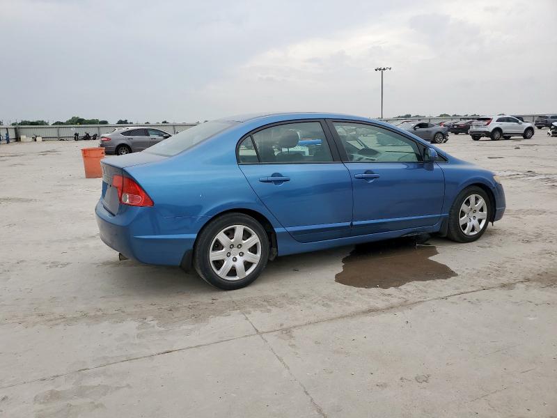 HONDA CIVIC LX 2007 blue  gas 1HGFA16587L070792 photo #4