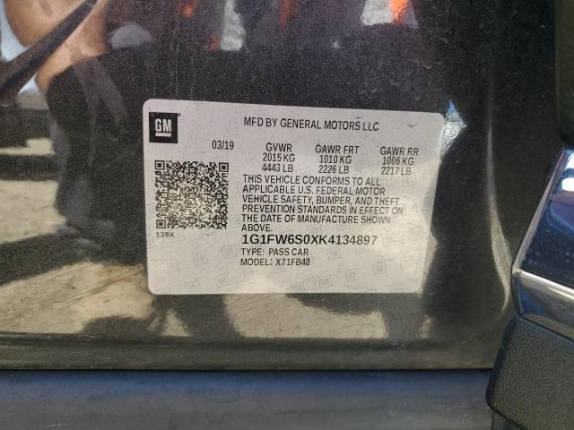 2019 CHEVROLET BOLT EV LT - 1G1FW6S0XK4134897
