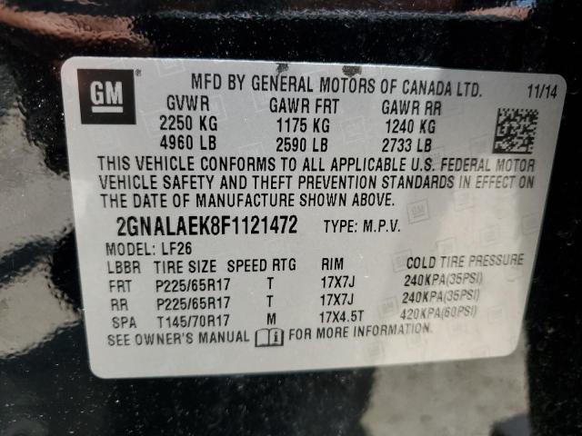 2015 CHEVROLET EQUINOX LS - 2GNALAEK8F1121472