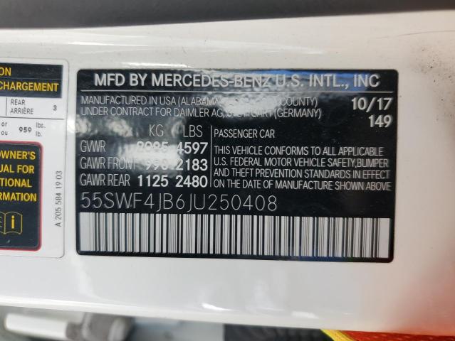2018 MERCEDES-BENZ C 300 - 55SWF4JB6JU250408