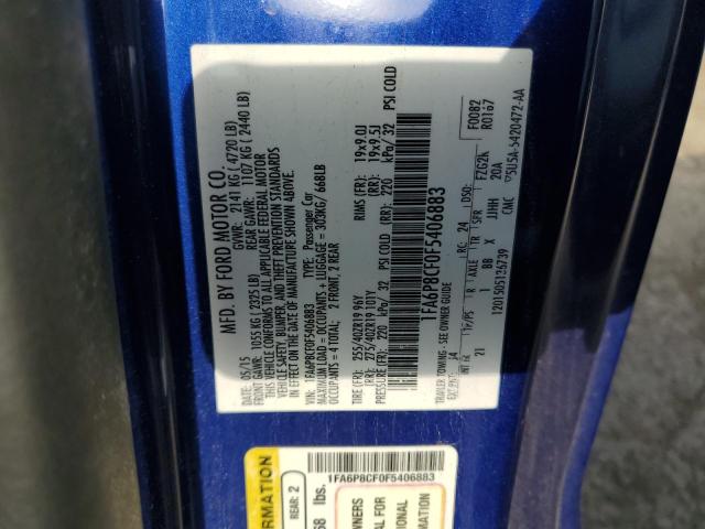 2015 FORD MUSTANG GT - 1FA6P8CF0F5406883