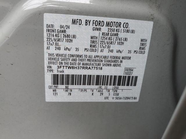 2024 FORD MAVERICK - 3FTTW8H37RRA77518