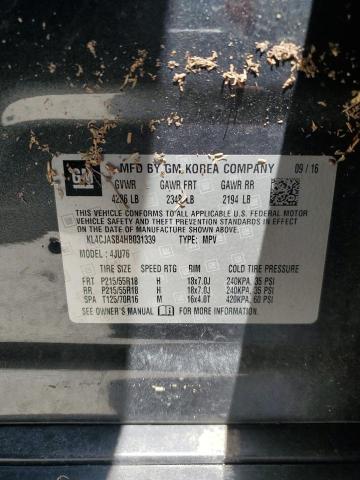2017 BUICK ENCORE PRE - KL4CJASB4HB031339
