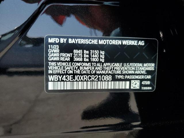 2024 BMW I7 EDRIVE5 WBY43EJ0XRCR21088