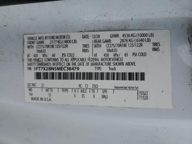 2021 FORD F250 SUPER - 1FT7X2BN5MEC38479