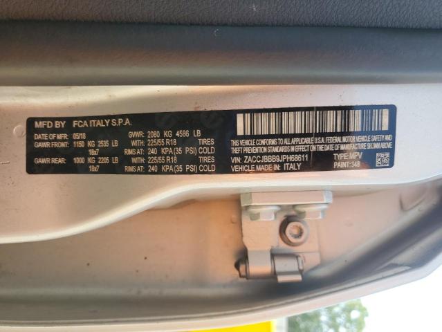 2018 JEEP RENEGADE L - ZACCJBBB9JPH68611