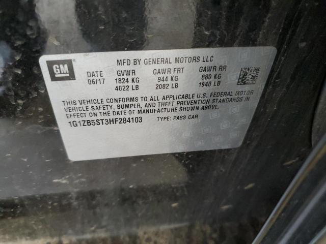 2017 CHEVROLET MALIBU LS 1G1ZB5ST3HF284103
