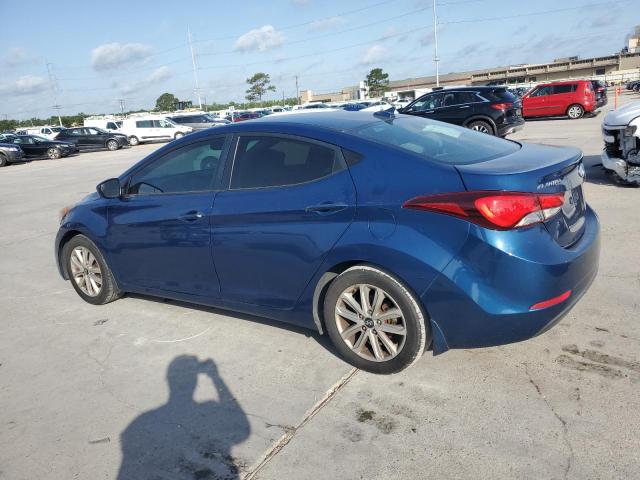 HYUNDAI ELANTRA SE 2016 blue sedan 4d gas KMHDH4AE3GU557186 photo #3