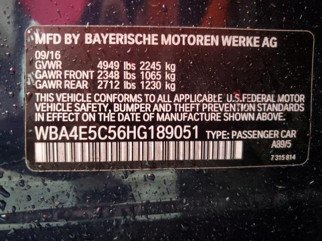 2017 BMW 440XI GRAN WBA4E5C56HG189051