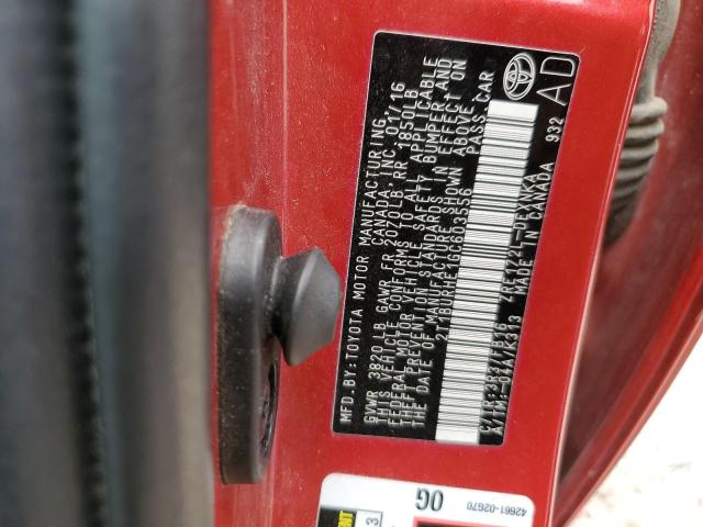 2016 TOYOTA COROLLA L - 2T1BURHE1GC603556