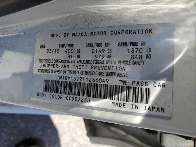 2015 MAZDA 3 SPORT - JM1BM1U72F1266049