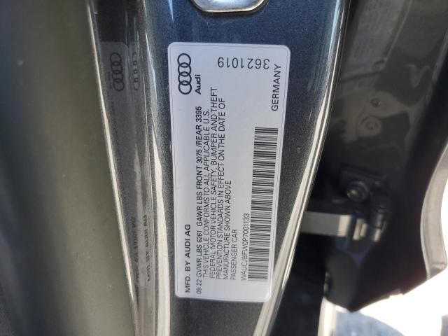 2023 AUDI E-TRON GT WAUCJBFW0P7001133