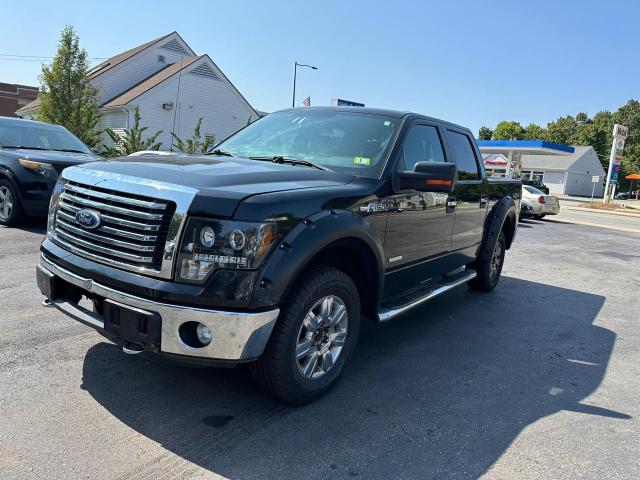 FORD F150 SUPER 2011 black crew pic gas 1FTFW1ET6BFB74527 photo #3