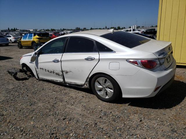 HYUNDAI SONATA HYB 2013 white  hybrid engine KMHEC4A45DA096418 photo #3
