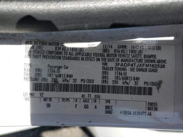2015 FORD FIESTA S - 3FADP4TJXFM162528