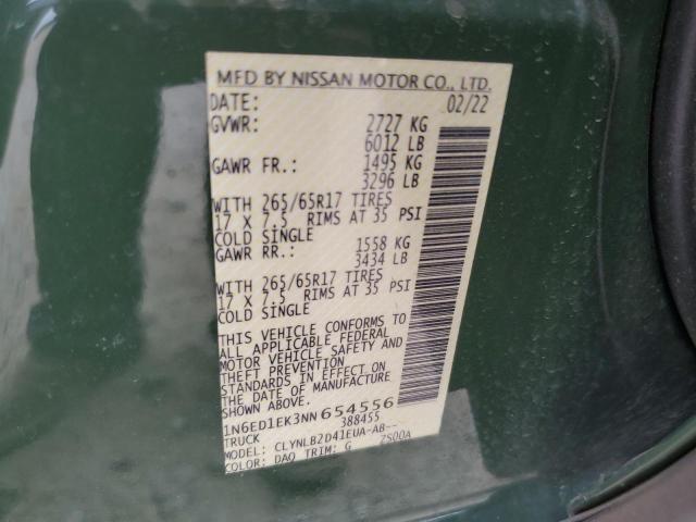 2022 NISSAN FRONTIER S - 1N6ED1EK3NN654556