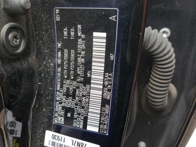 2019 TOYOTA SEQUOIA LI 5TDJY5G18KS170888