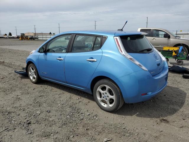 NISSAN LEAF S 2013 blue  electric 1N4AZ0CP0DC418510 photo #3