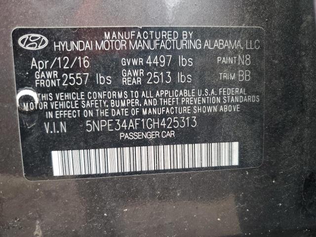 2016 HYUNDAI SONATA SPO - 5NPE34AF1GH425313