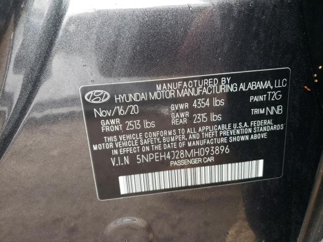 2021 HYUNDAI SONATA LIM 5NPEH4J28MH093896