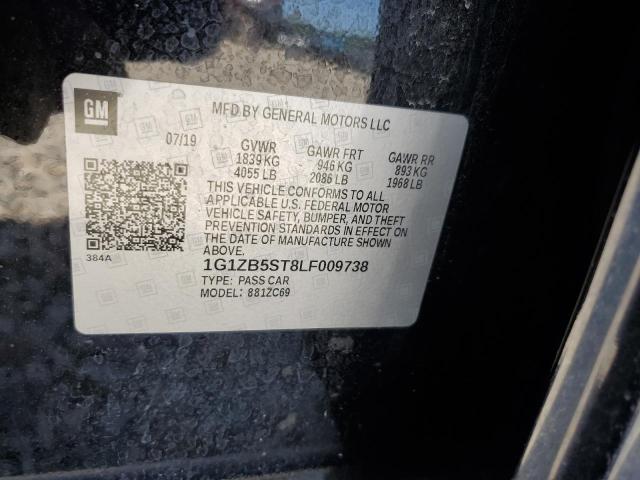 2020 CHEVROLET MALIBU LS 1G1ZB5ST8LF009738