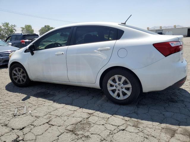 KIA RIO LX 2013 white  gas KNADM4A34D6204225 photo #3