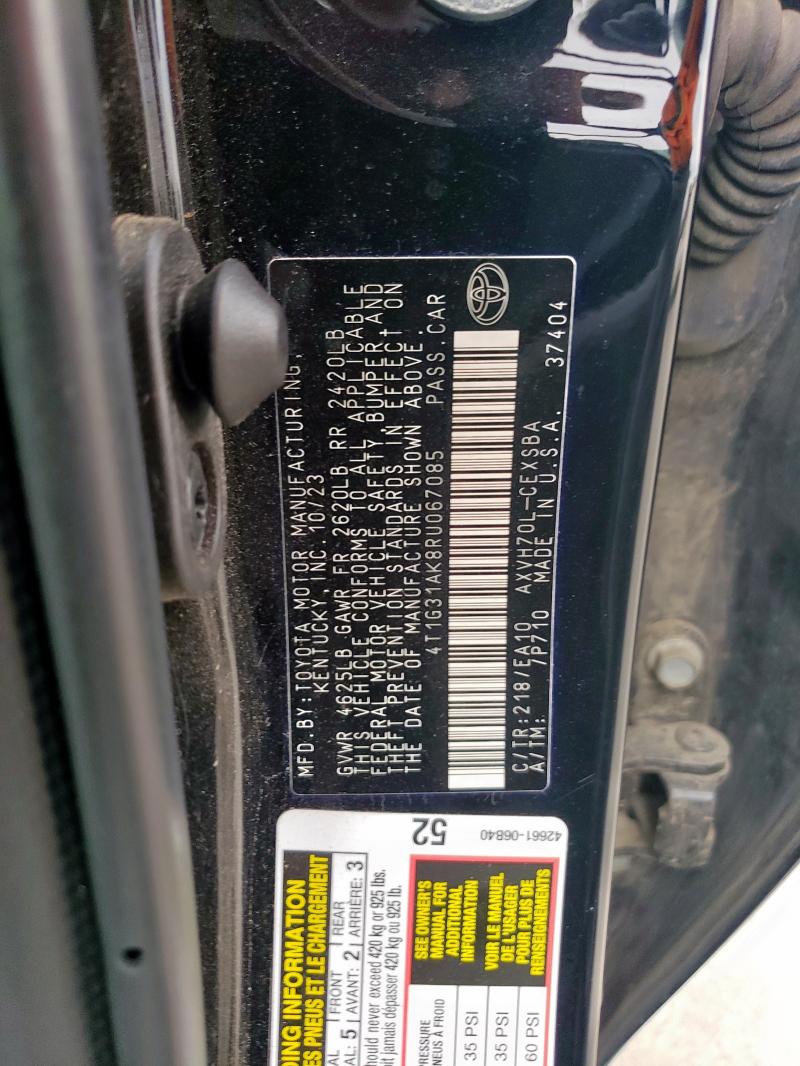 2024 TOYOTA CAMRY SE N - 4T1G31AK8RU067085
