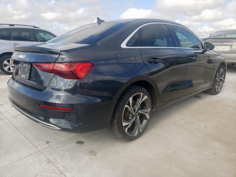 AUDI A3 PREMIUM 2022 black  gas WAUAUDGY7NA016125 photo #4