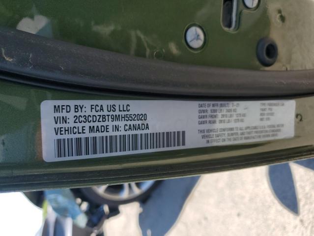 2021 DODGE CHALLENGER - 2C3CDZBT9MH552020