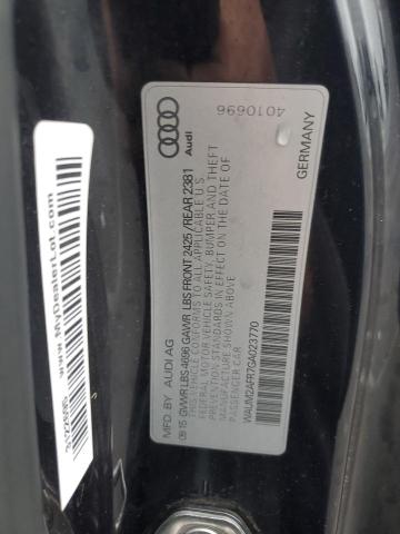 2016 AUDI A5 PREMIUM WAUM2AFR7GA023770